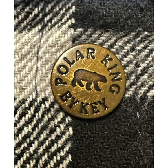 Polar King Heavyweight Flannel Mens 2XLR Shacket Snaps Plaid Outdoors‎ No Lining - Picture 7 of 9